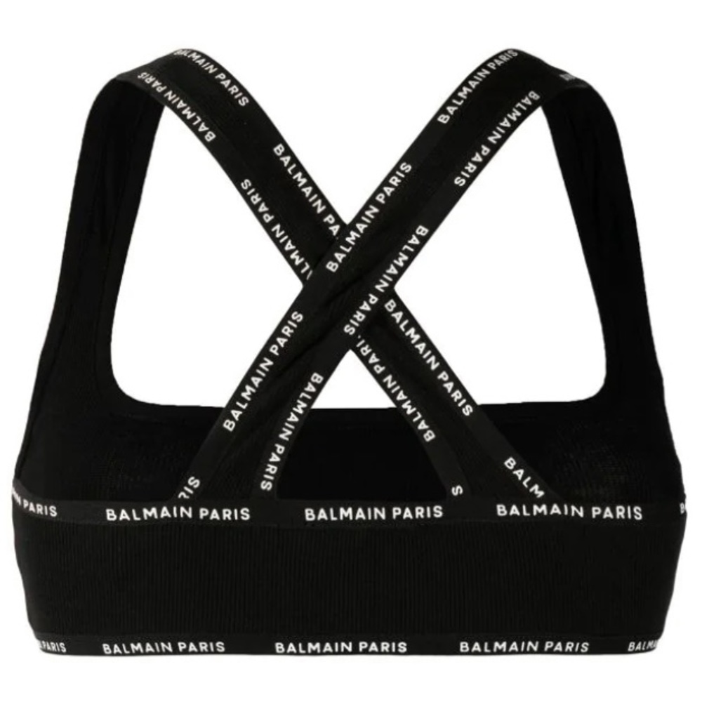 BALMAIN**Black Logo Sportsbra**$225 - Picture 2 of 8